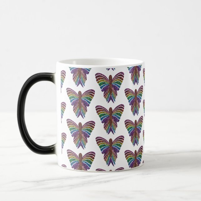 Regnbåge Fjäril (mönster) - Föränderlig Mugg (Vänster)