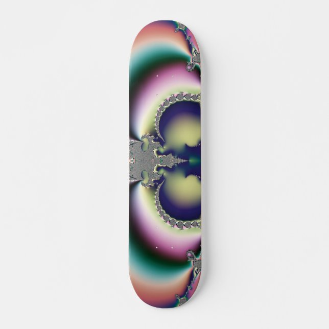 Regnbåge Fjäril Skateboard Bräda 21,5 Cm (Framsida)
