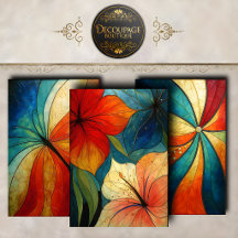 Regnbåge Fjärilsvinge Decoupage