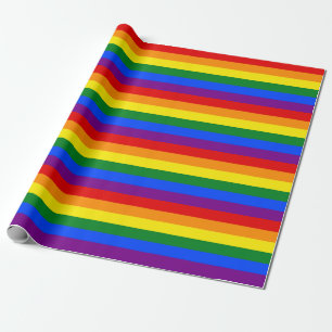 Regnbåge Flagga Papprare Presentpapper