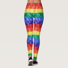 Regnbåge flagga, regnbåge rand gay pride HBT-T Leggings