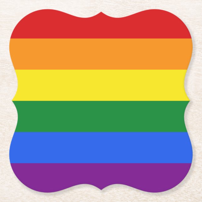 Regnbåge Flagga underlägg (Framsida)