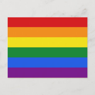 Regnbåge Flagga vykort