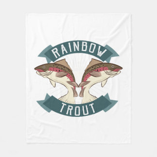 regnbåge fleecefilt