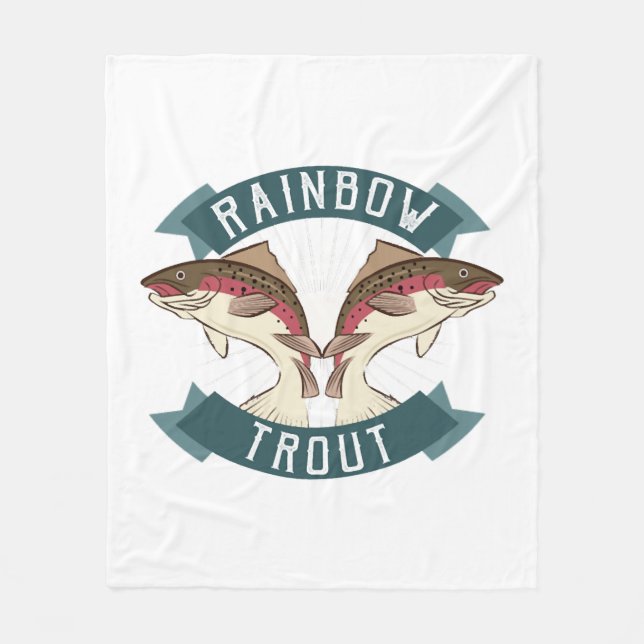 regnbåge fleecefilt (Framsidan)