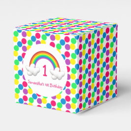 Regnbåge flicka i alla åldrar presentaskar