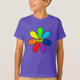 Regnbåge Flower T-Shirt (barn)