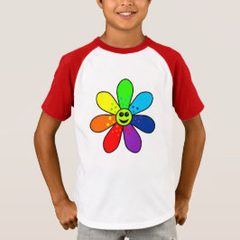 Regnbåge Flower T-Shirt (barn)