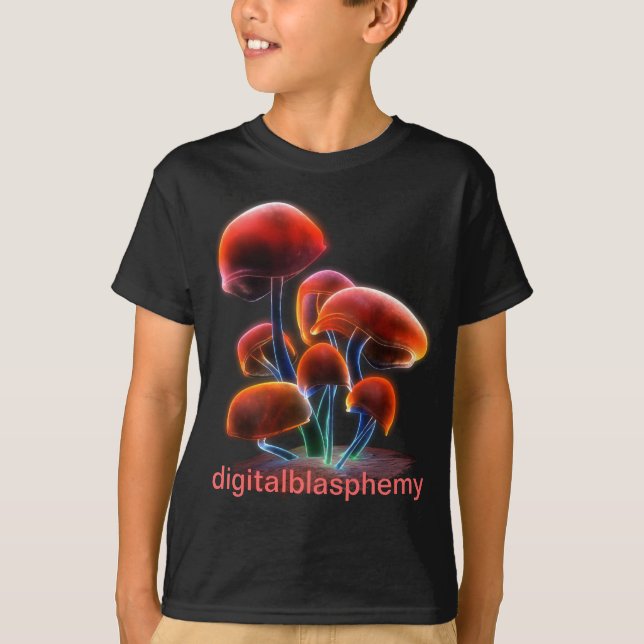 Regnbåge Fluorescence_T_K Tee Shirt (Framsida)