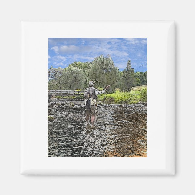 regnbåge, flygfiske magnet (Framsidan)