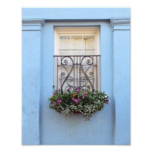 Regnbåge, fönsterruta, Charleston, S.C. Fototryck