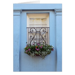 Regnbåge, fönsterruta, Charleston, S.C. Hälsningskort