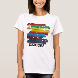 regnbåge för damcapoeirakampsportar t-shirt