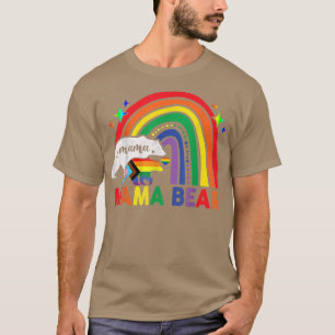 Regnbåge för HBT-Mamma Bear Gay pride Equal Högers T Shirt