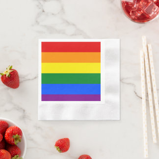 Regnbåge för HBT-Pride Pappersservett