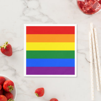 Regnbåge för HBT-Pride Pappersservett