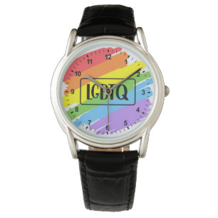Regnbåge för HBT TQ-penslar Armbandsur