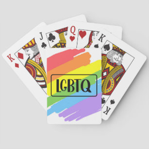 Regnbåge för HBT TQ-penslar Casinokort