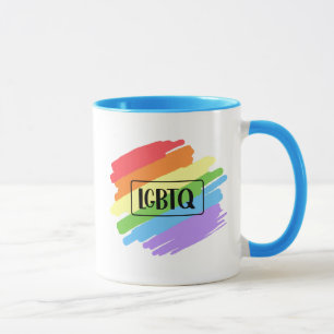 Regnbåge för HBT TQ-penslar Mugg
