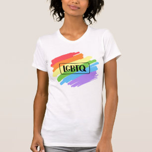 Regnbåge för HBT TQ-penslar T Shirt