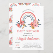 Regnbåge för modern Elegant för babyskor Blommigt