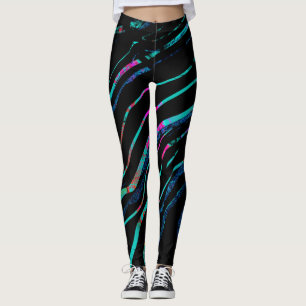 Regnbåge för Shimmer för marmor för Leggings