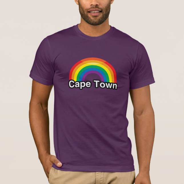 REGNBÅGE FÖR UDDTOWNPRIDE - .PNG T-SHIRT (Framsida)