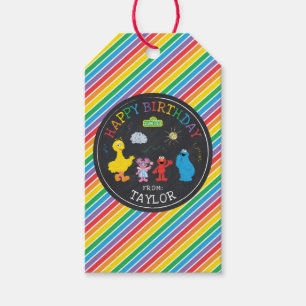 Regnbåge från Sesame Street Chalkboard från Presentetikett