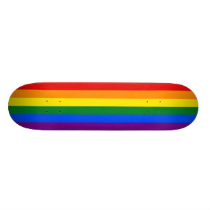 Regnbåge Gay pride Flagga Skateboard Bräda 19,5 Cm
