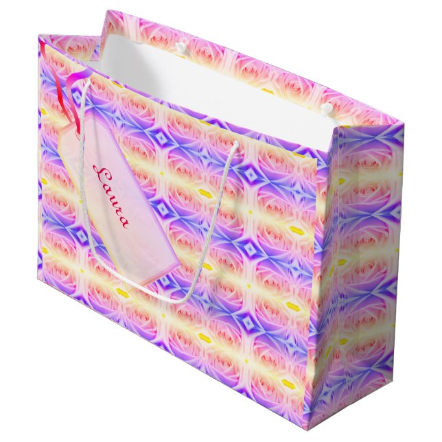 Regnbåge Geometric Ro design (Framsidan Vinklad)