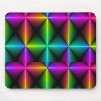 Regnbåge Geometrisk Optisk Illusion Musmattor | Mo