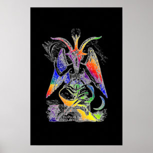 Regnbåge {get of Mendes} Baphomet Poster