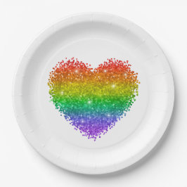 regnbåge glitter