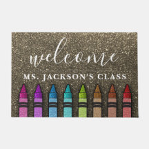 Regnbåge Glitter Kritor Lärarklassrum