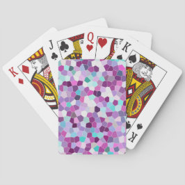 Regnbåge Glitter Mosaic nr 01 Casinokort
