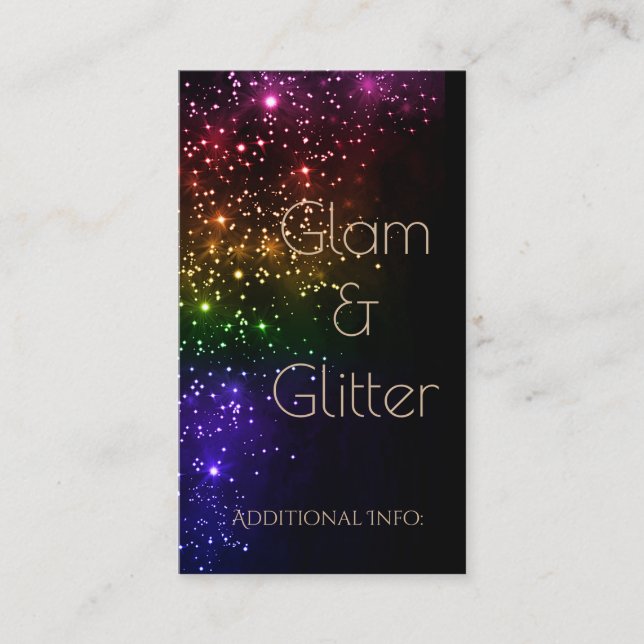 Regnbåge Gnistra Affärskort 2 Visitkort (Framsida)