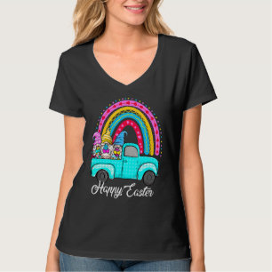Regnbåge Gnomes with Bunny Eggs Hunting Lastbil Ea T Shirt