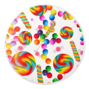 Regnbåge Godis Sött Socker Lollipops Hem Dekoratio Knopp