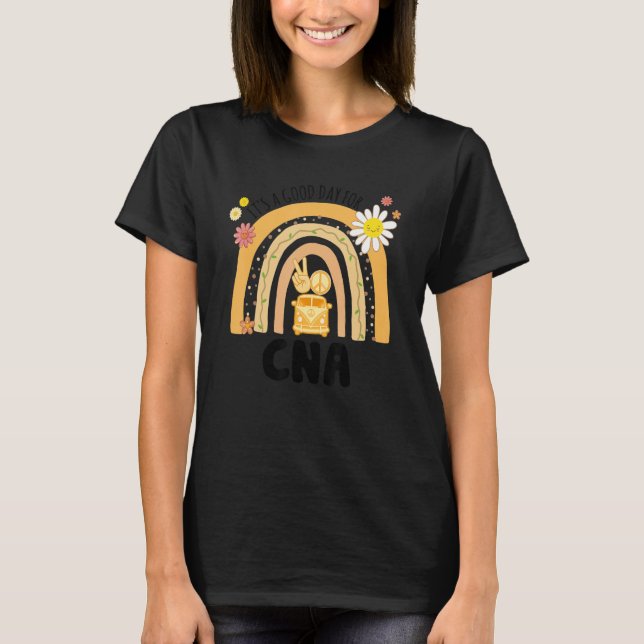 Regnbåge Groovy Fred CNA Vintage 1 T Shirt (Framsida)