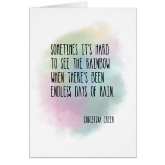 Regnbåge Hälsningskort