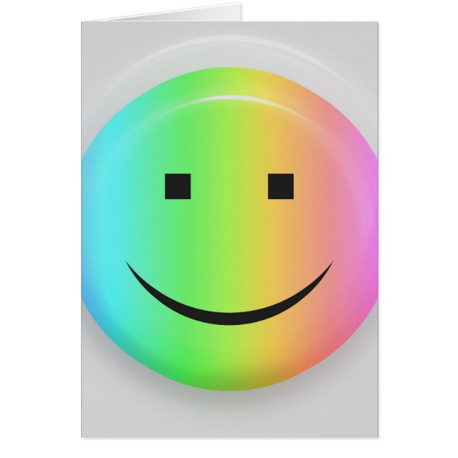 Regnbåge Hälsningskort (Framsidan)