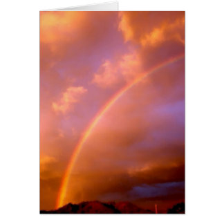 regnbåge hälsningskort
