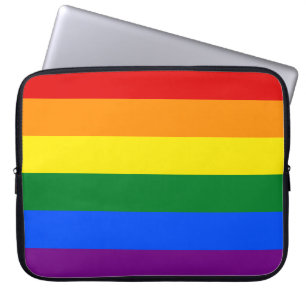 Regnbåge (HBT-Flagga) Laptop Fodral
