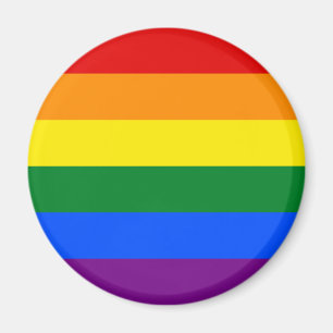 Regnbåge (HBT-Flagga) Magnet