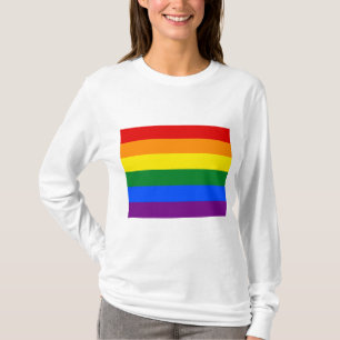 Regnbåge (HBT-Flagga) T Shirt