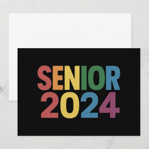 Regnbåge HBTQ-stolt senior 2024-examen Inbjudningar