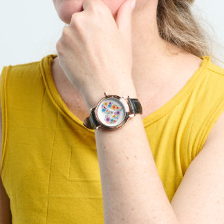 Regnbåge Heart Women's Armbandsur