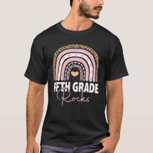 Regnbåge Hej Femte Klass Sten-gruppen femte Klass T Shirt