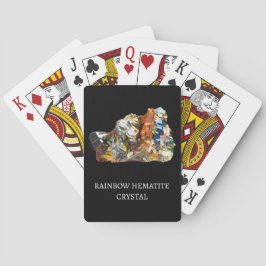 Regnbåge Hematit Kristall – Mystisk Ädelstenskonst Casinokort