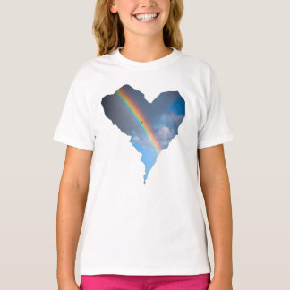 Regnbåge Himmel Hjärtan Totebag | Drömmig Natur Ca T Shirt